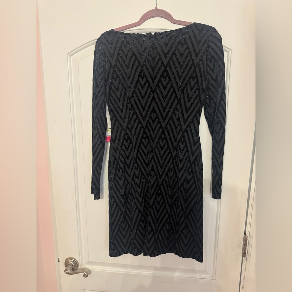 Vince Camuto navy cocktail dress